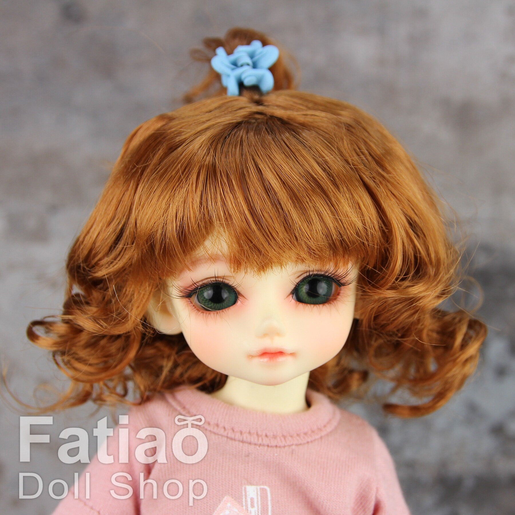 Fatiao - New Dollfie Yo-SD 1/6 BJD - Dolls Wig 6-7 inch - Caramel