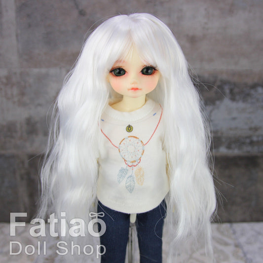 Fatiao - New Dollfie Yo-SD 1/6 BJD - Dolls Wig 6-7 inch - white