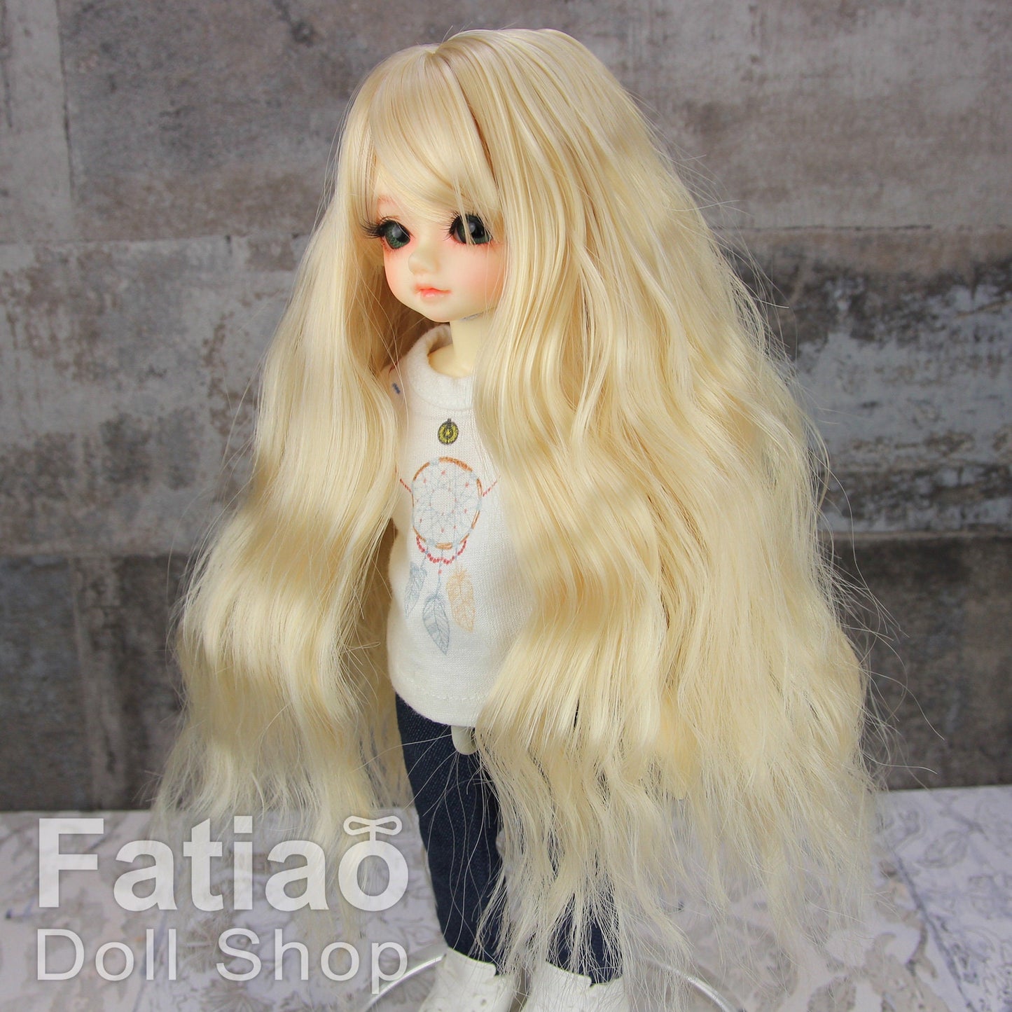 Fatiao - New Dollfie Yo-SD 1/6 BJD - Dolls Wig 6-7 inch - Honey Blonde