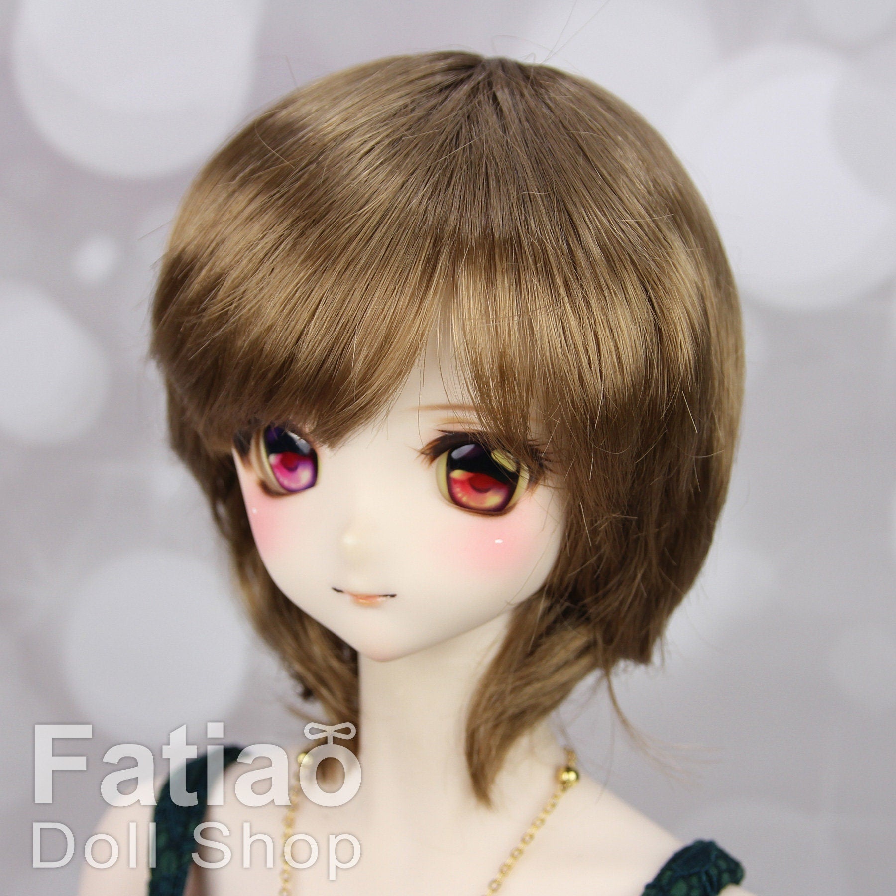 Fatiao - New Dollfie SD 1/3 BJD Dolls Wig size 8-9" - Latte