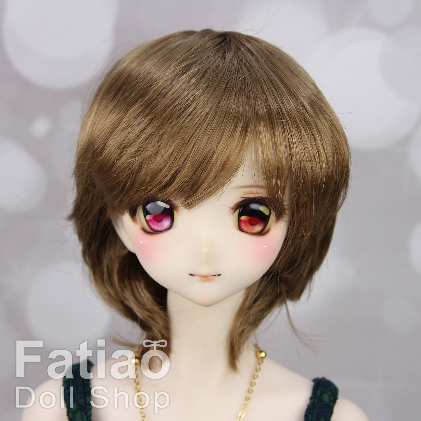 Fatiao - New Dollfie SD 1/3 BJD Dolls Wig size 8-9" - Latte