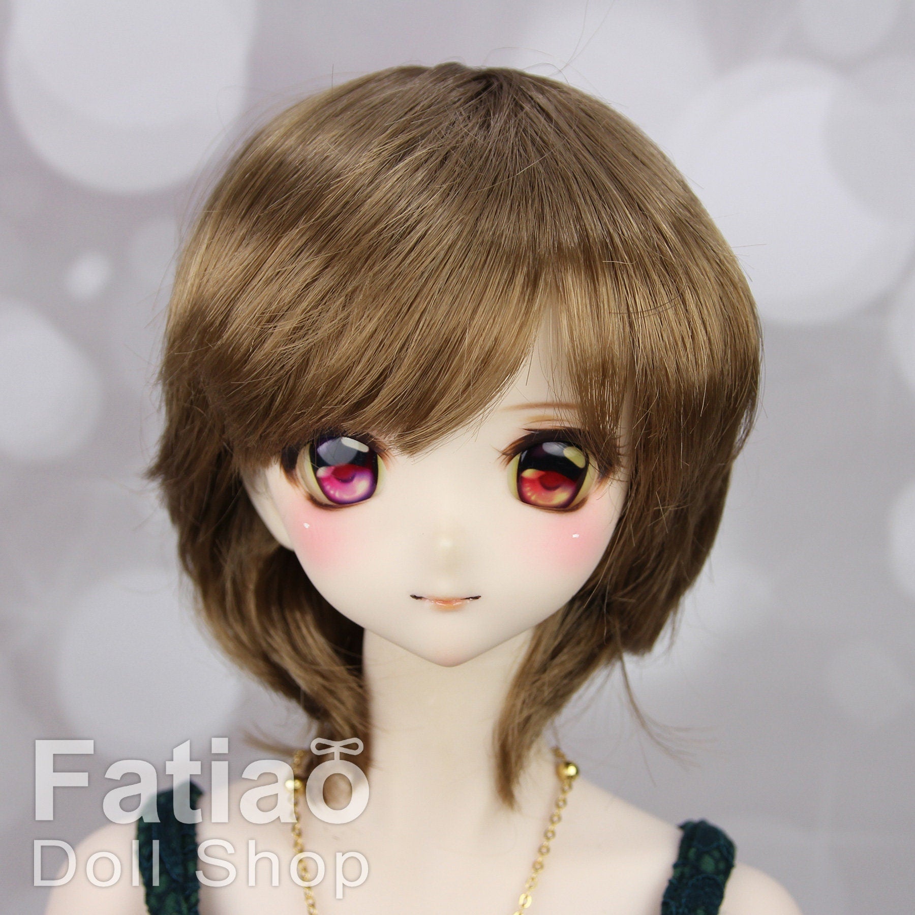 Fatiao - New Dollfie SD 1/3 BJD Dolls Wig size 8-9" - Latte