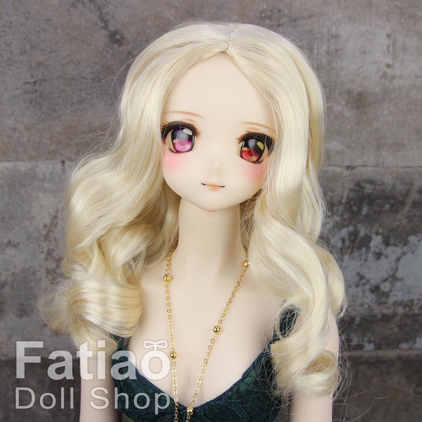 Fatiao - New Dollfie SD DD 1/3 BJD Dolls Wig size 8-9" - Blonde