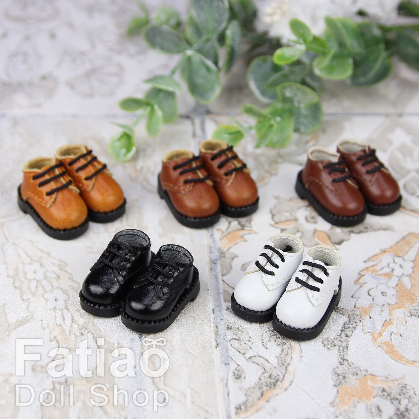 Fatiao - New OB11 Obitsu 11 Cu-poche 1/12 BJD Nendoroid GSC doll round toe shoes