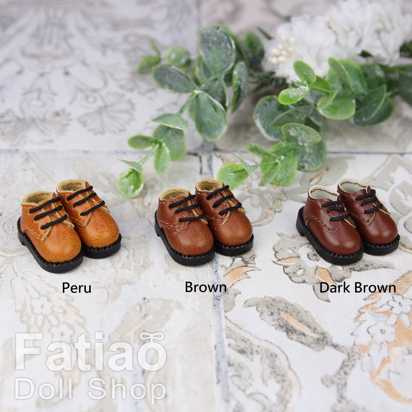 Fatiao - New OB11 Obitsu 11 Cu-poche 1/12 BJD Nendoroid GSC doll round toe shoes