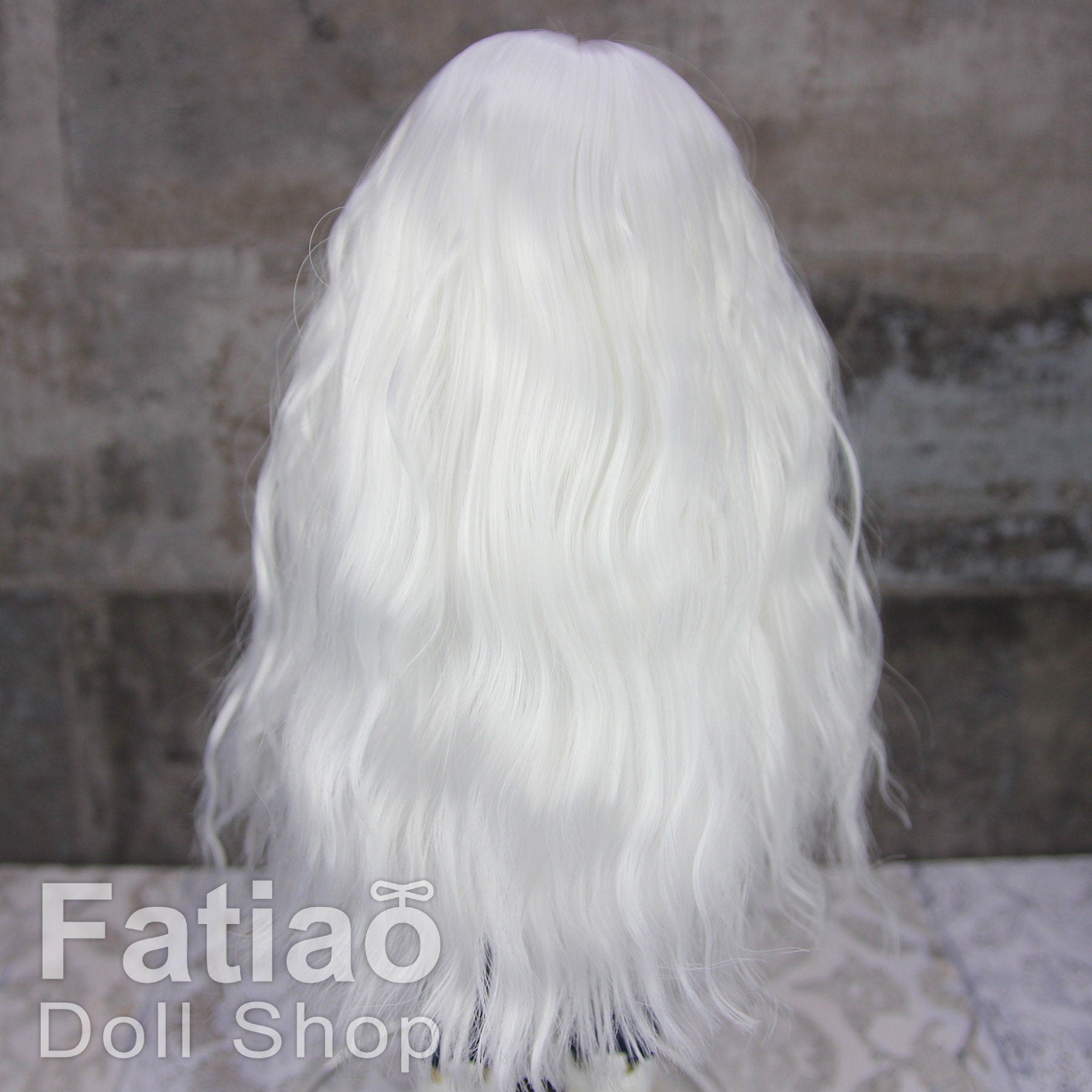 Fatiao - New Dollfie Yo-SD 1/6 BJD - Dolls Wig 6-7 inch - white
