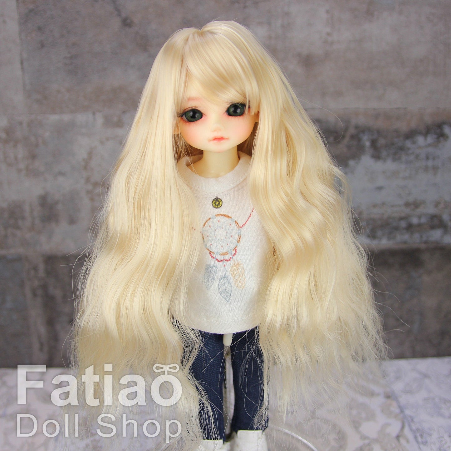 Fatiao - New Dollfie Yo-SD 1/6 BJD - Dolls Wig 6-7 inch - Honey Blonde