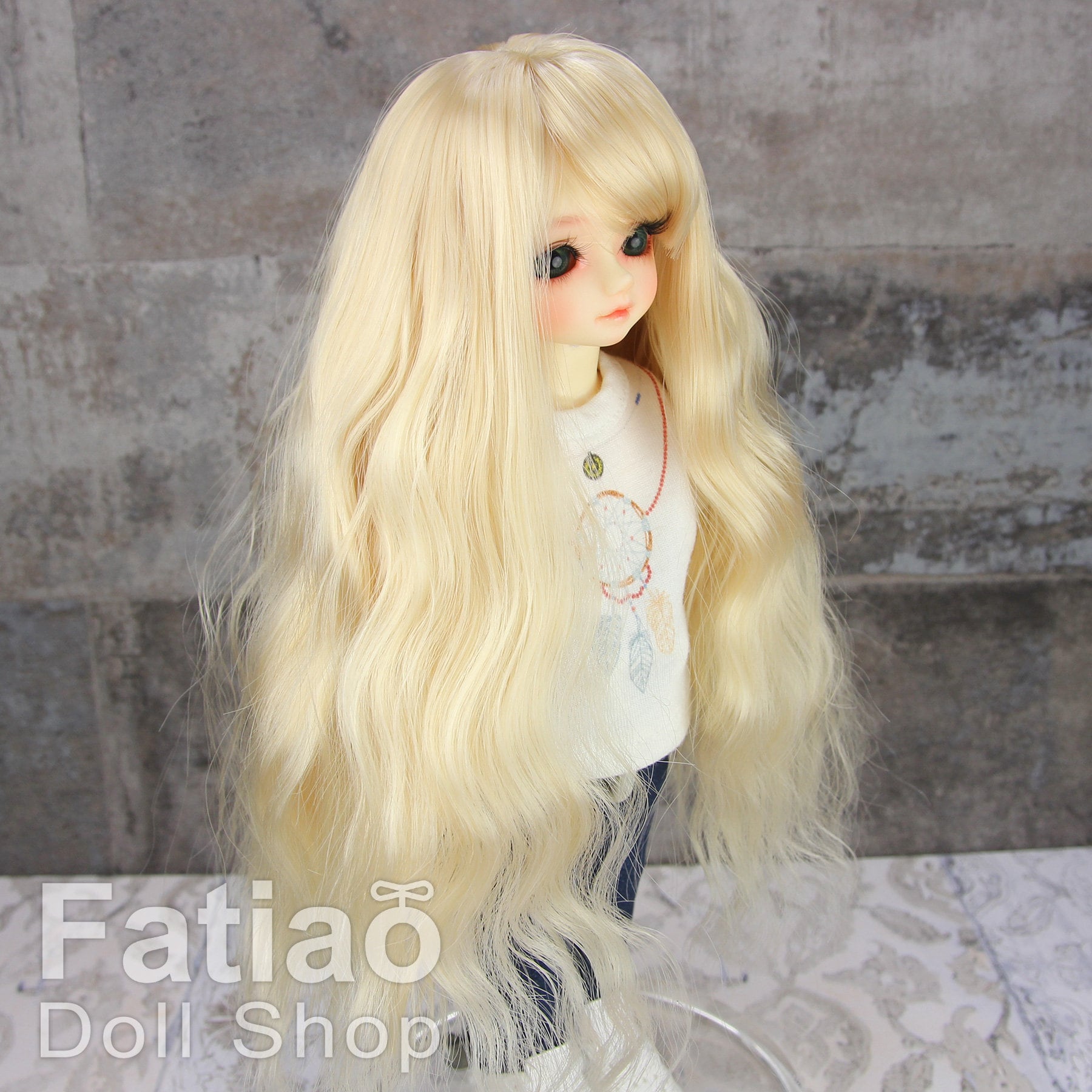Fatiao - New Dollfie Yo-SD 1/6 BJD - Dolls Wig 6-7 inch - Honey Blonde