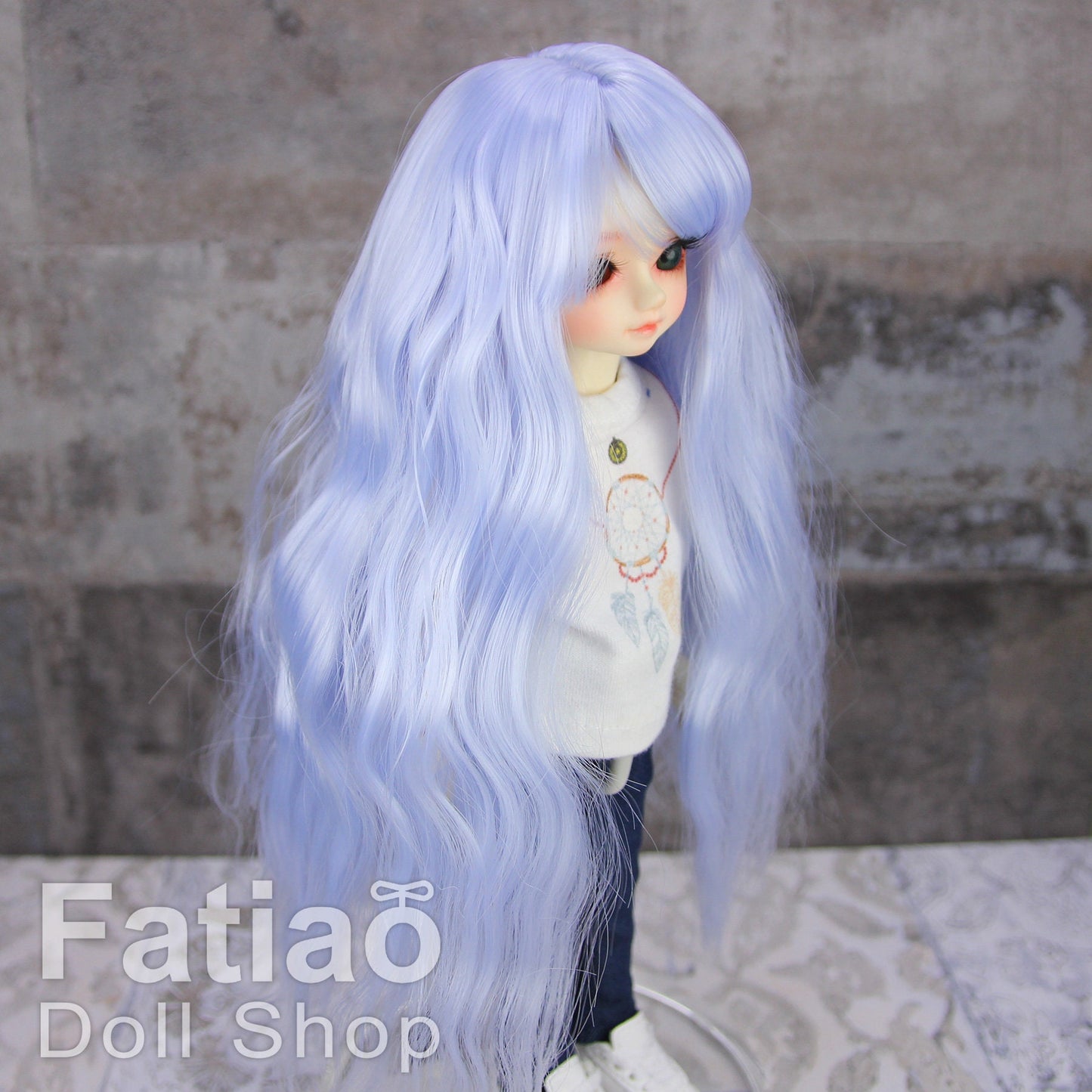 Fatiao - New Dollfie Yo-SD 1/6 BJD - Dolls Wig 6-7 inch - Periwinkle