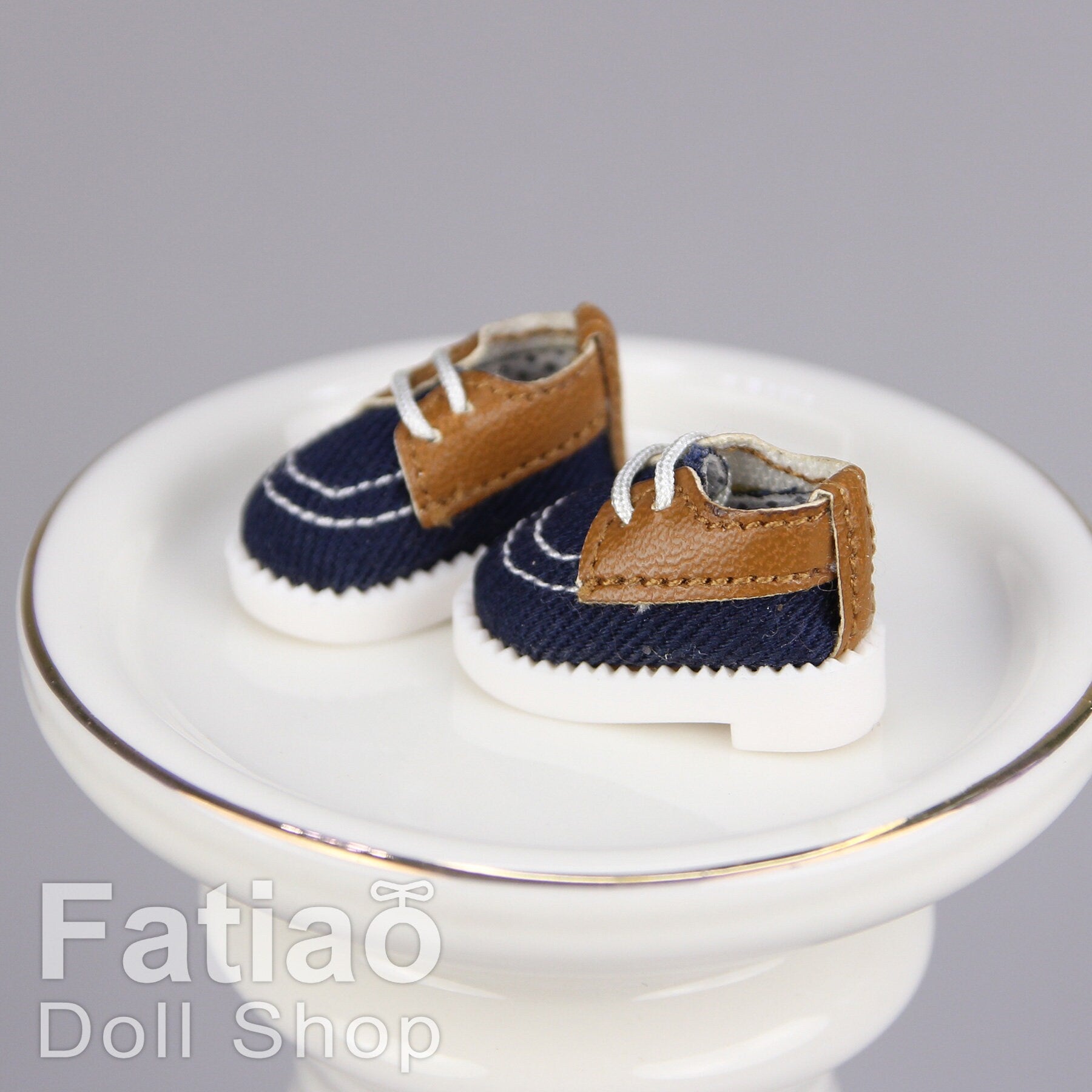 Fatiao - New OB11 Obitsu 11 Cu-poche 1/12 BJD Nendoroid GSC doll round toe shoes
