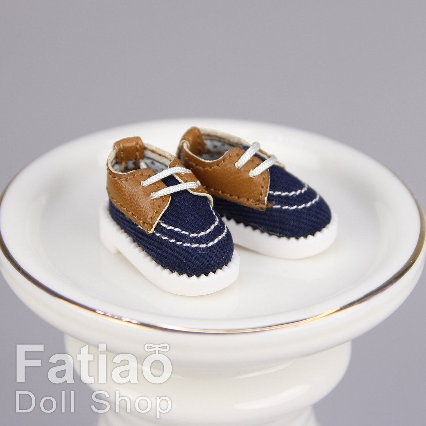 Fatiao - New OB11 Obitsu 11 Cu-poche 1/12 BJD Nendoroid GSC doll round toe shoes