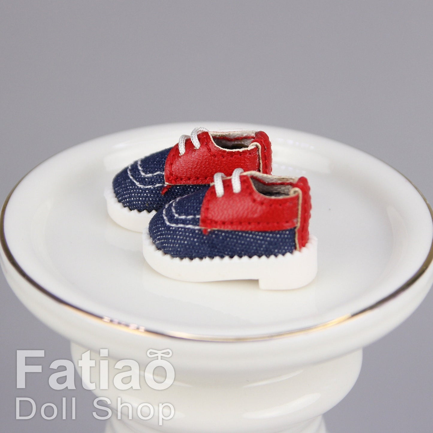 Fatiao - New OB11 Obitsu 11 Cu-poche 1/12 BJD Nendoroid GSC doll round toe shoes