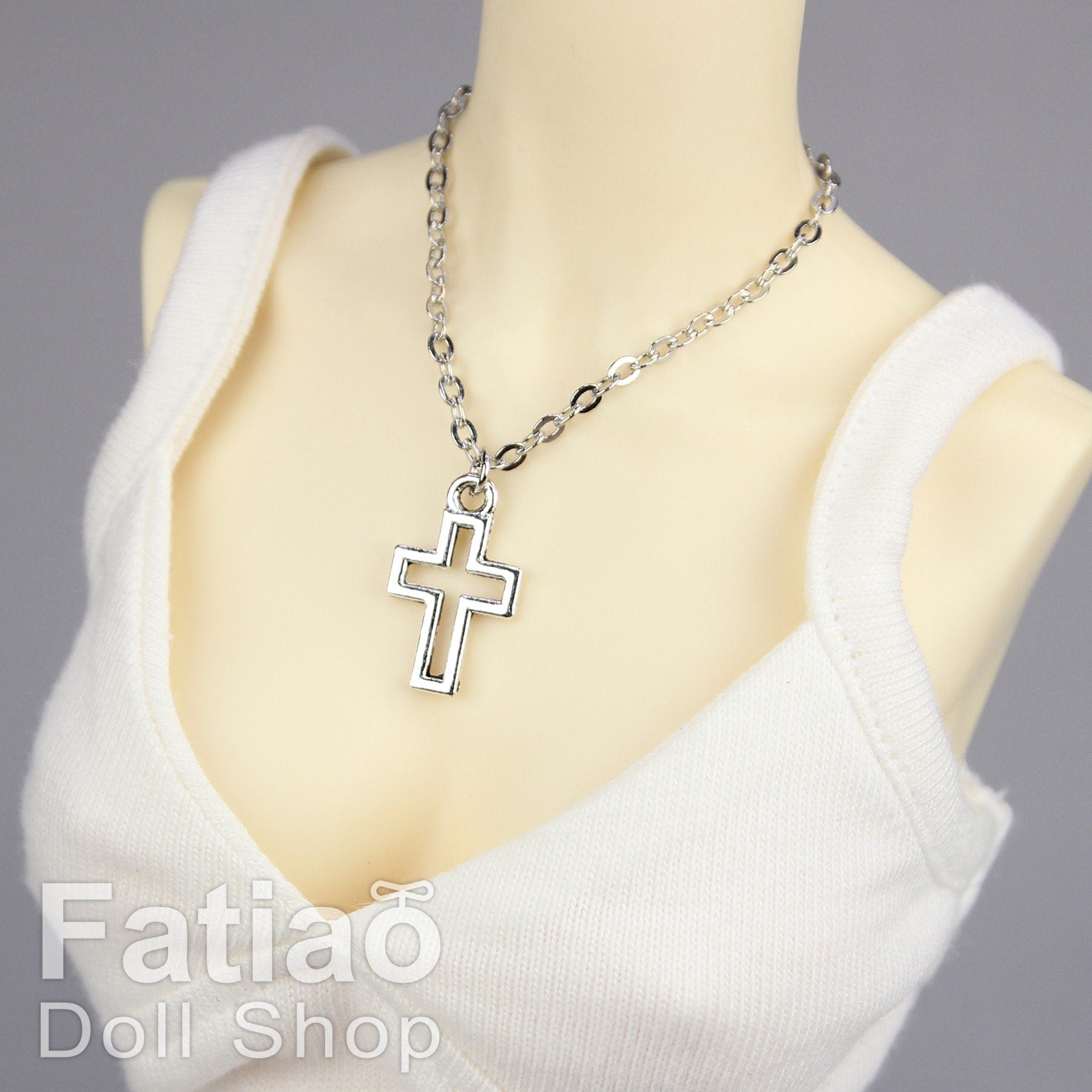 Dolls silver Necklace for 1/3 BJD SD DD Smart Doll 1/4 msd mdd
