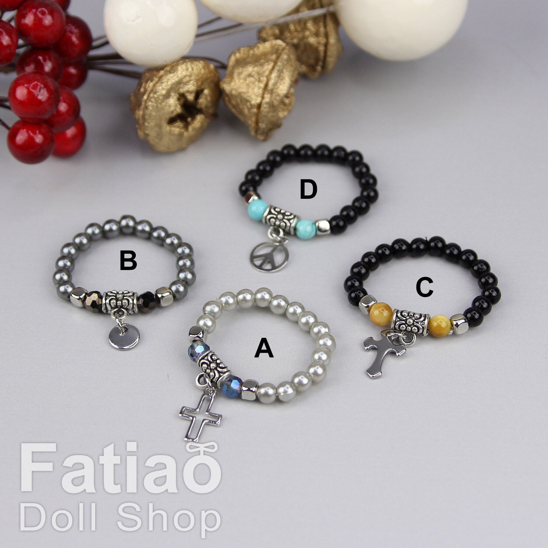 Beaded Bracelets for 1/3 BJD Boy Doll - SD 13/17SD Uncle Super Dollfie