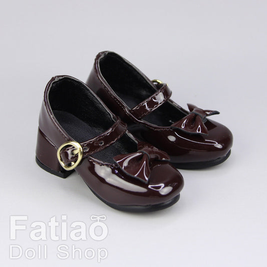 Fatiao - 1/3 BJD Super Dollfie SD DD girl Doll Shoes chunky heels platform - Brown