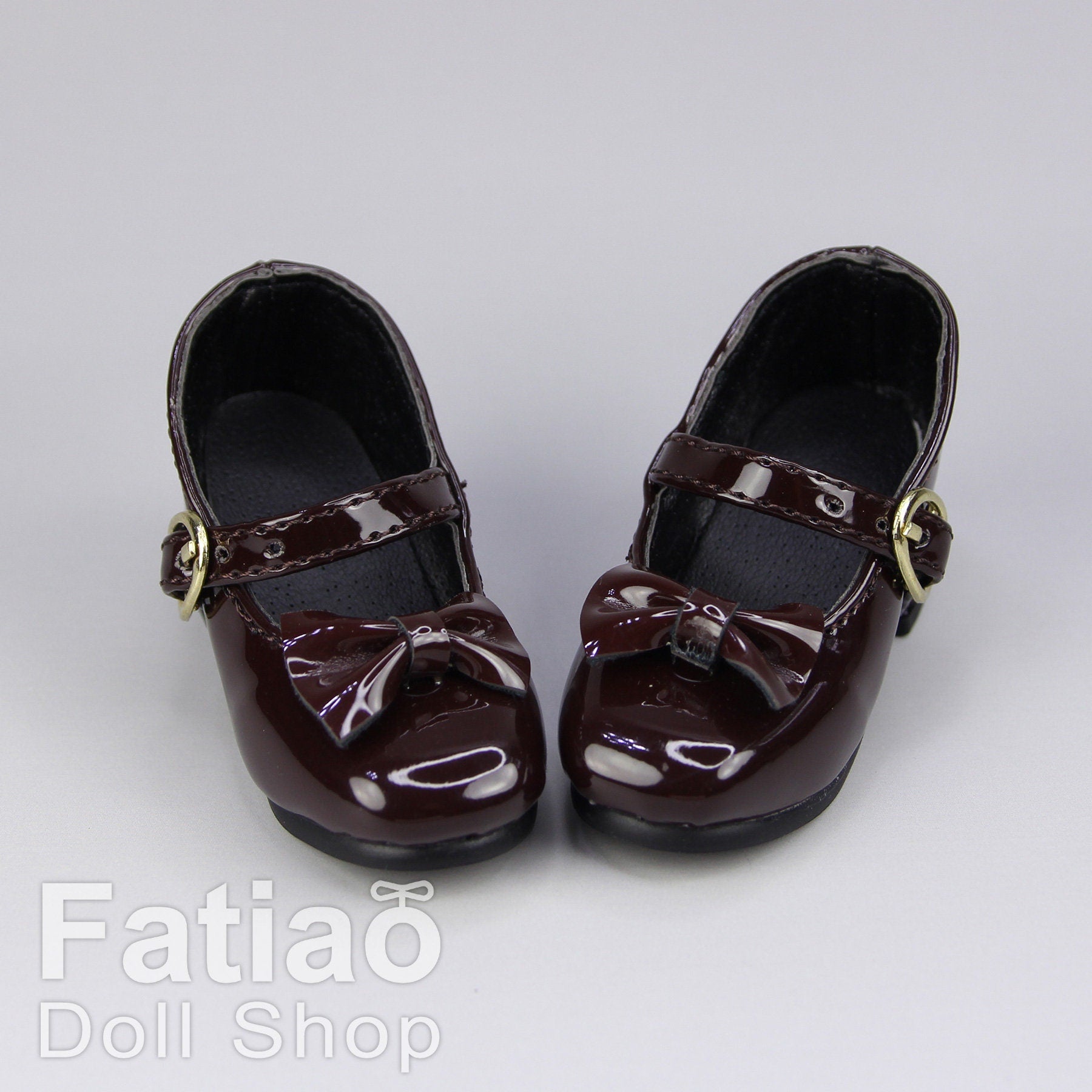 Fatiao - 1/3 BJD Super Dollfie SD DD girl Doll Shoes chunky heels platform - Brown