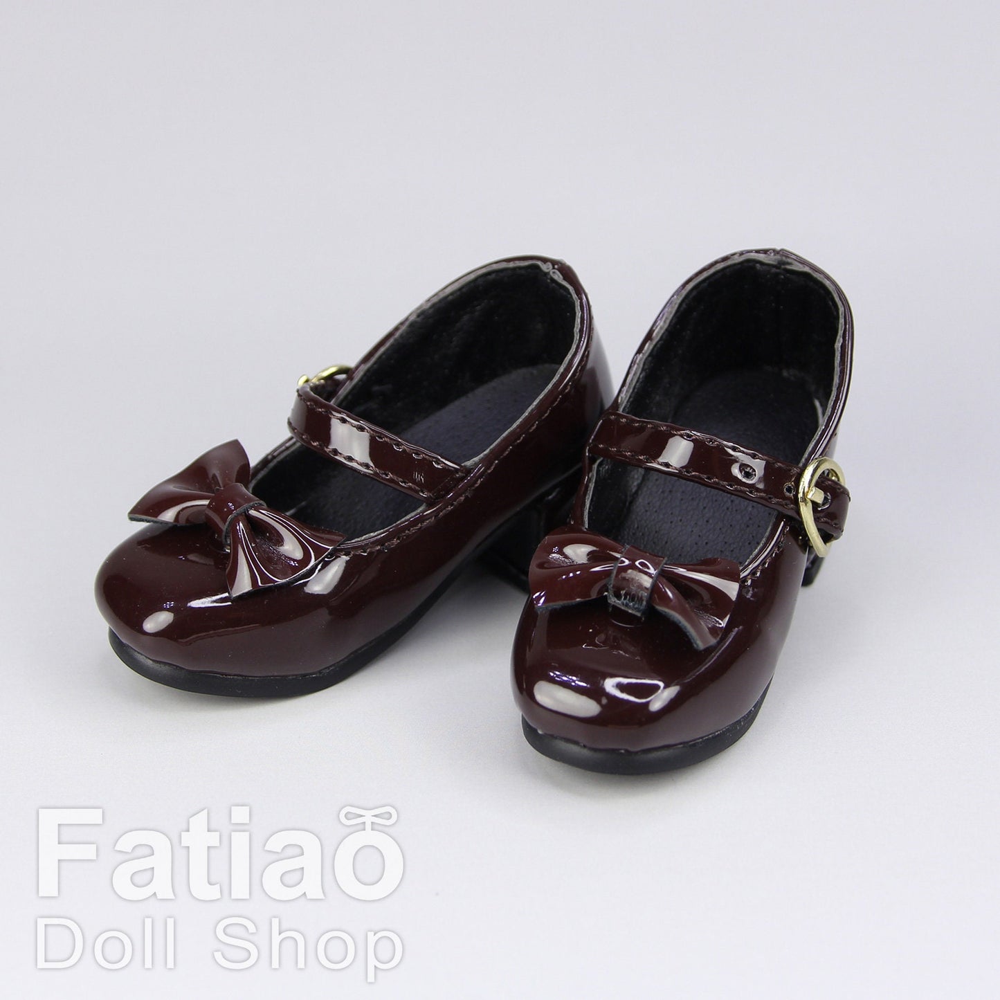 Fatiao - 1/3 BJD Super Dollfie SD DD girl Doll Shoes chunky heels platform - Brown