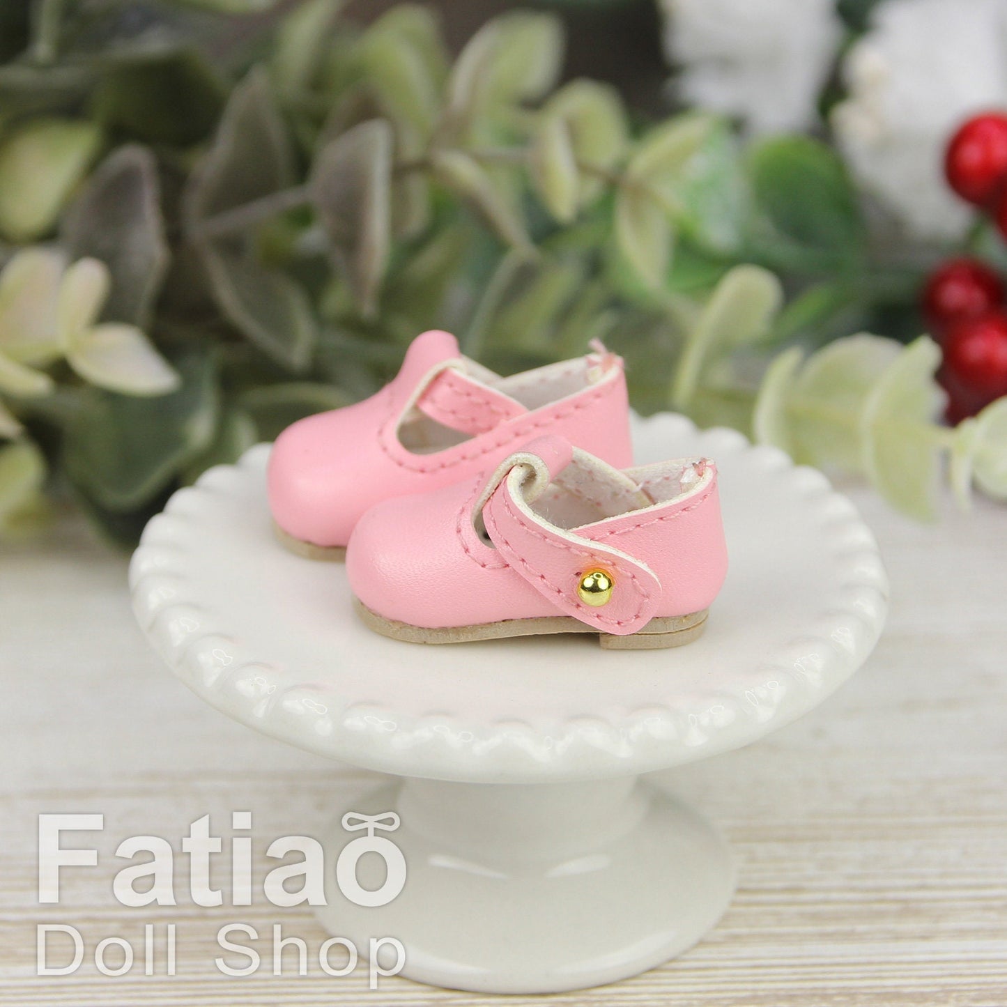 Fatiao - New Lati Yellow / Pukifee / Blythe / Pullip / OB22 24 / 1/8 BJD Doll Shoes (Size 2.5cm)