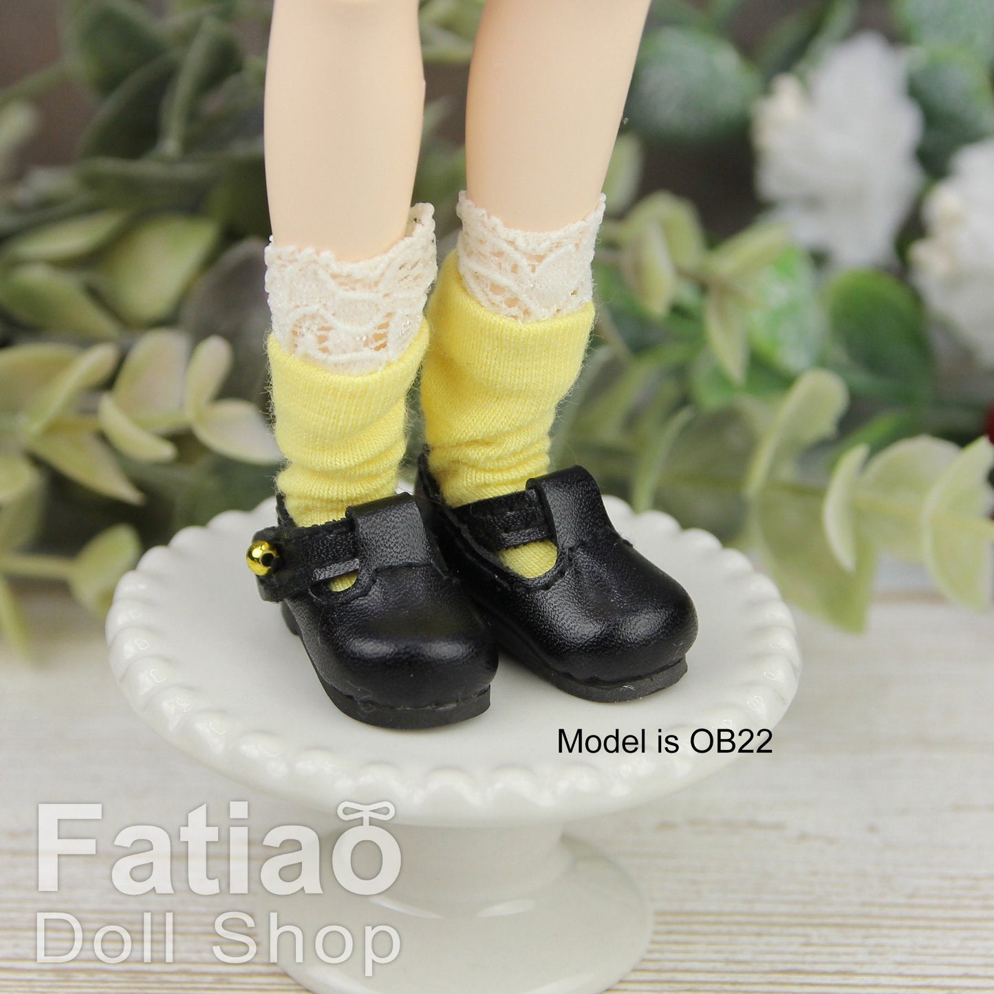 Fatiao - New Lati Yellow / Pukifee / Blythe / Pullip / OB22 24 / 1/8 BJD Doll Shoes (Size 2.5cm)
