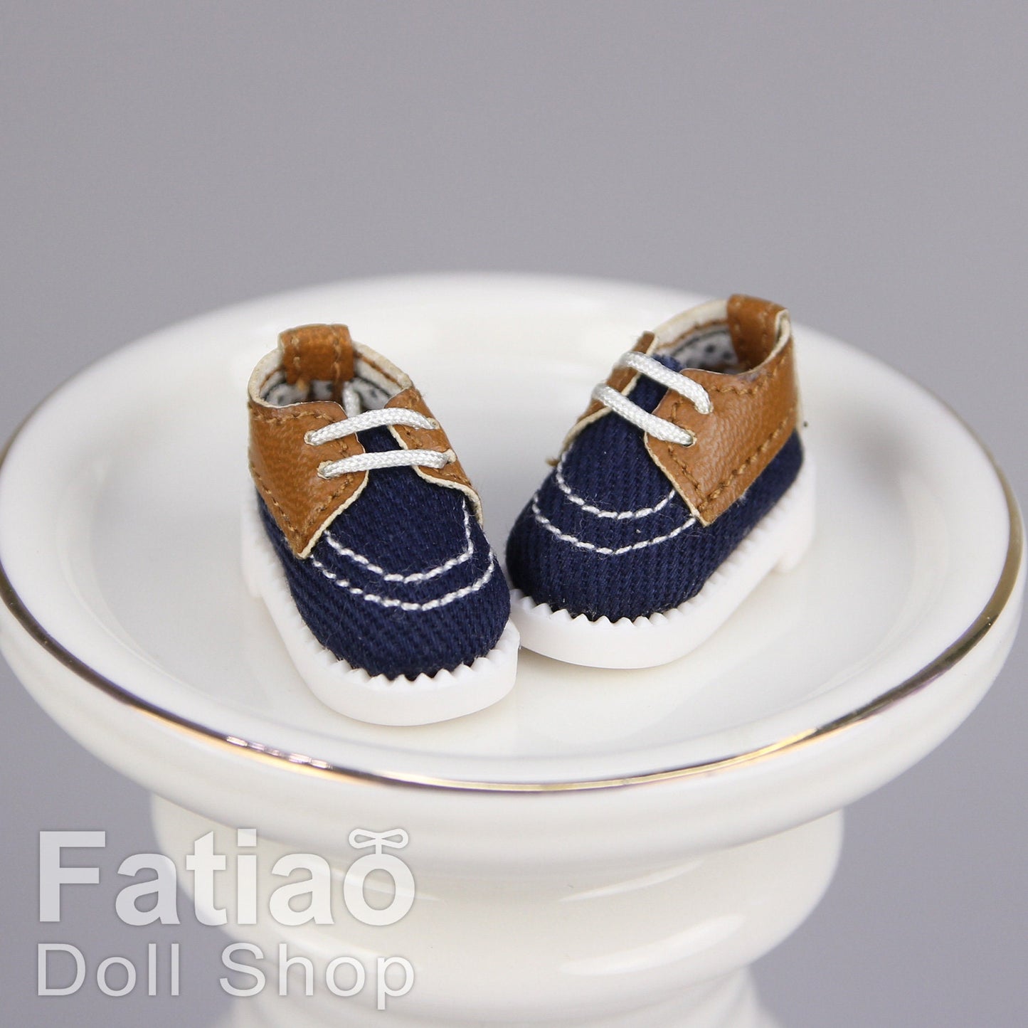 Fatiao - New OB11 Obitsu 11 Cu-poche 1/12 BJD Nendoroid GSC doll round toe shoes