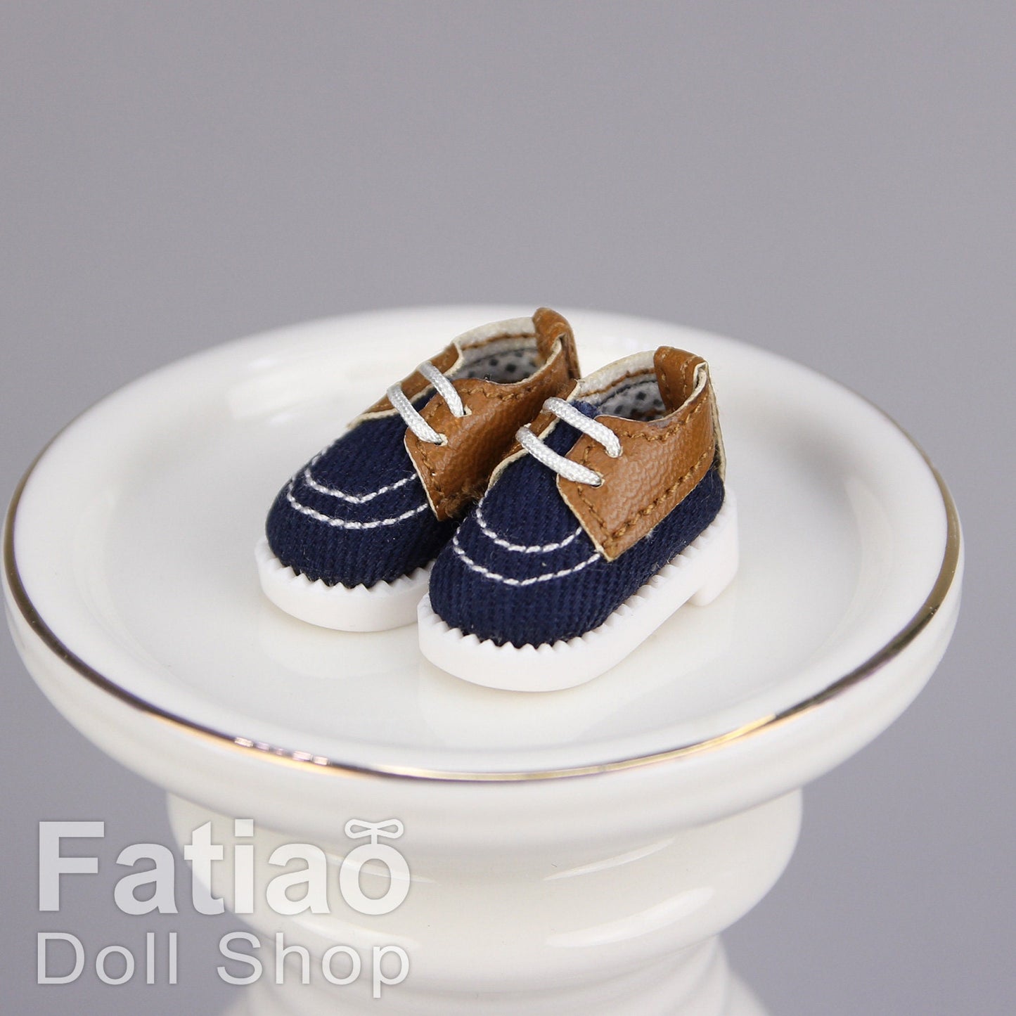 Fatiao - New OB11 Obitsu 11 Cu-poche 1/12 BJD Nendoroid GSC doll round toe shoes