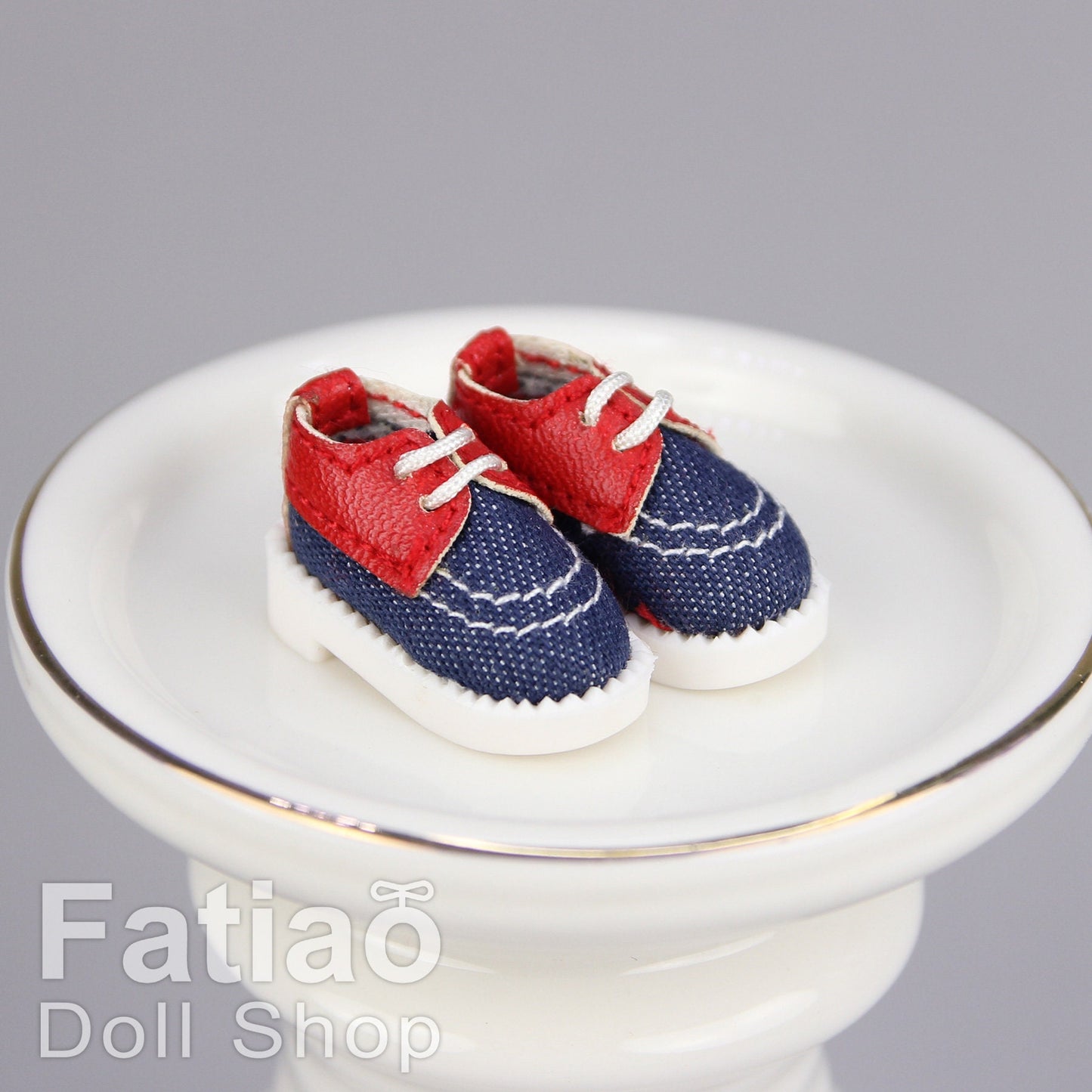 Fatiao - New OB11 Obitsu 11 Cu-poche 1/12 BJD Nendoroid GSC doll round toe shoes
