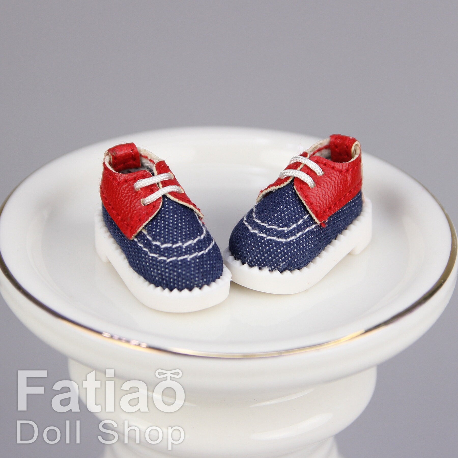 Fatiao - New OB11 Obitsu 11 Cu-poche 1/12 BJD Nendoroid GSC doll round toe shoes