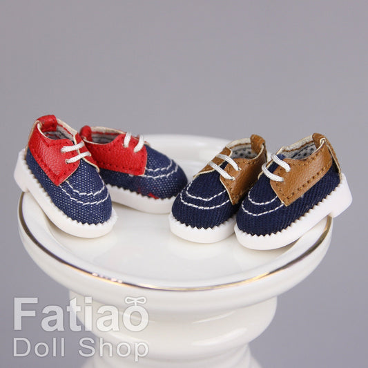 Fatiao - New OB11 Obitsu 11 Cu-poche 1/12 BJD Nendoroid GSC doll round toe shoes