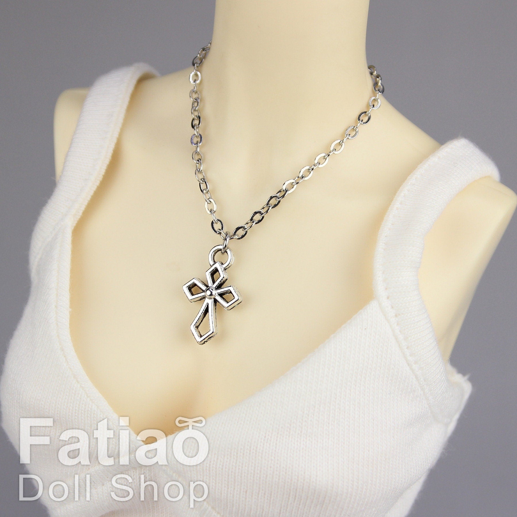 Dolls silver Necklace for 1/3 BJD SD DD Smart Doll 1/4 msd mdd