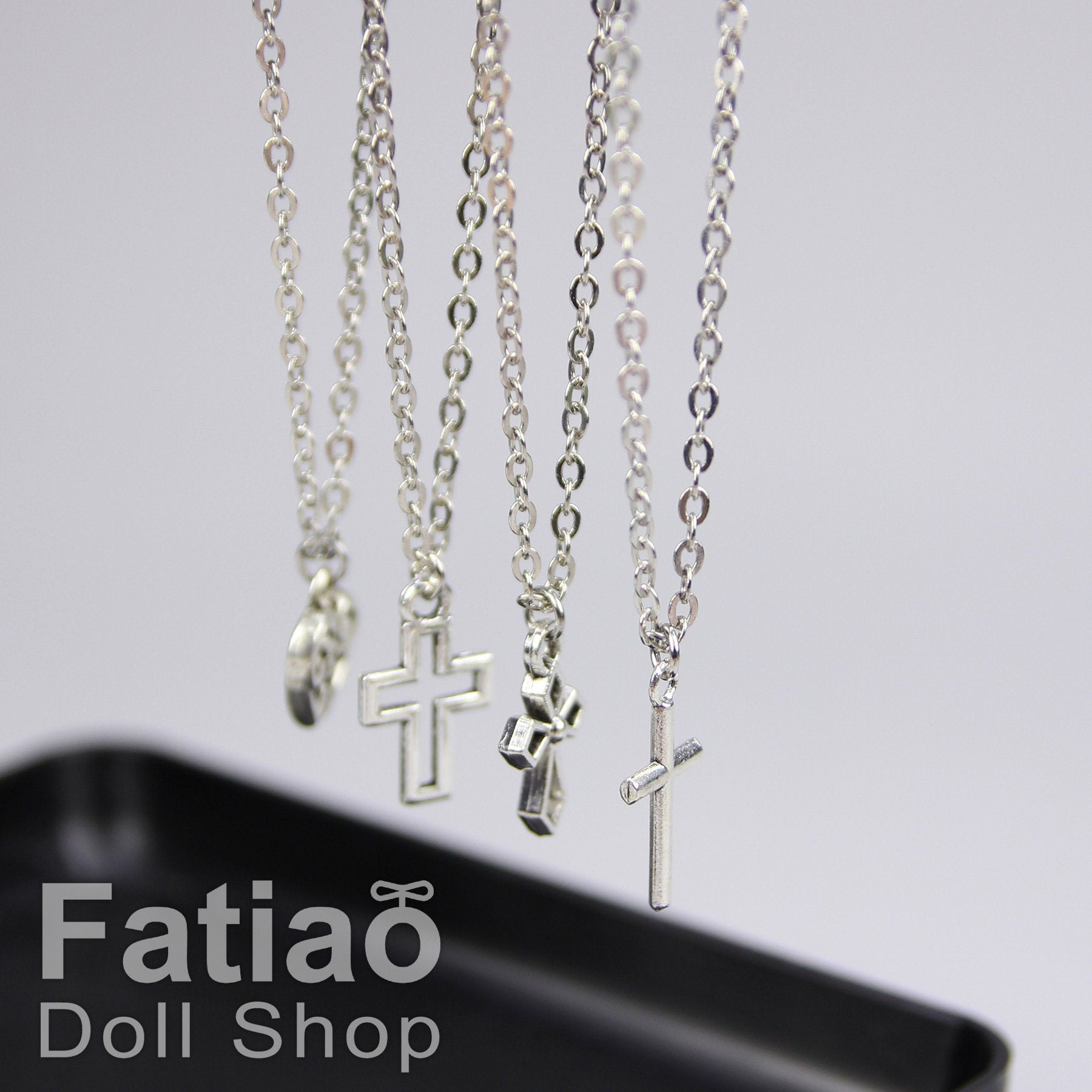 Dolls silver Necklace for 1/3 BJD SD DD Smart Doll 1/4 msd mdd
