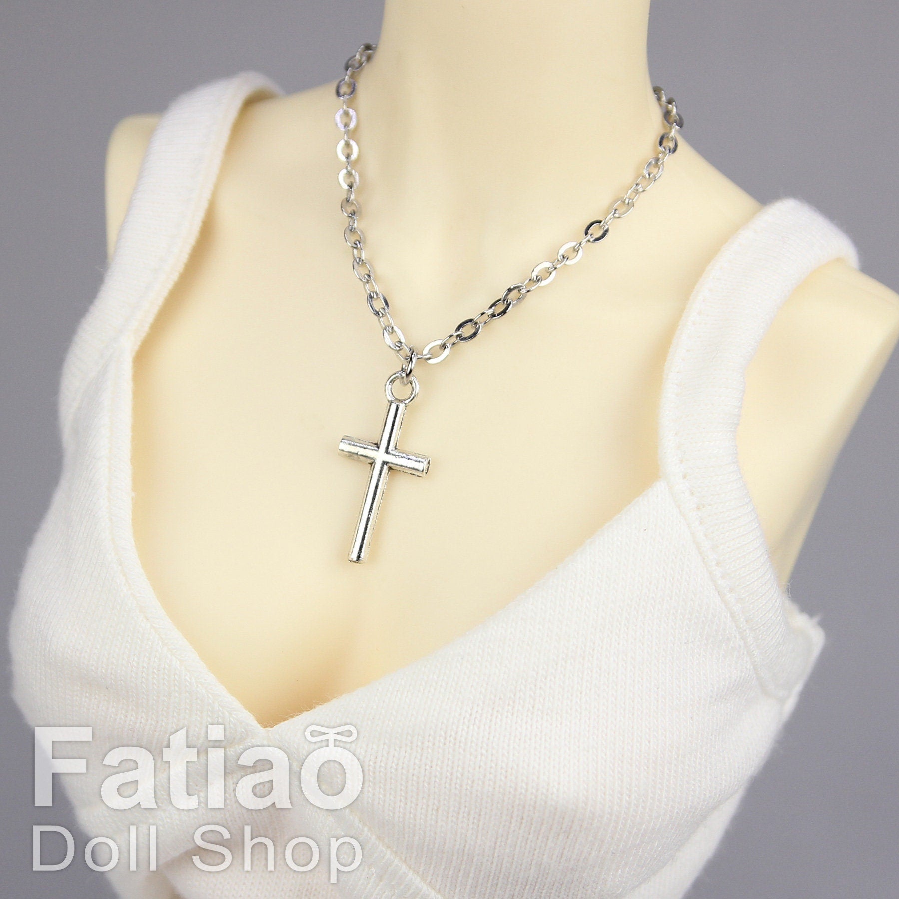 Dolls silver Necklace for 1/3 BJD SD DD Smart Doll 1/4 msd mdd