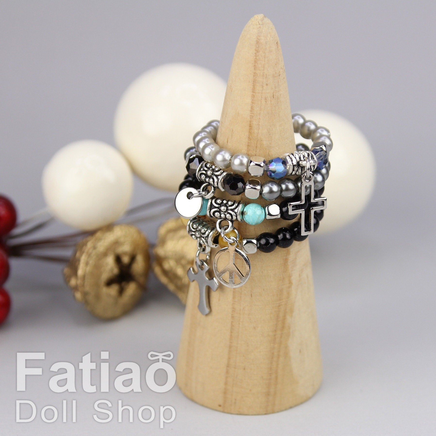Beaded Bracelets for 1/3 BJD Boy Doll - SD 13/17SD Uncle Super Dollfie
