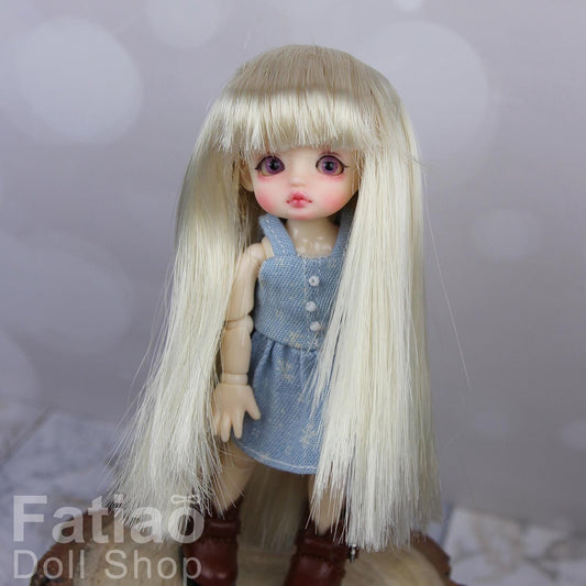 Fatiao - New BJD Dollfie pukipuki brownie 3-4" Doll Wig - Blonde