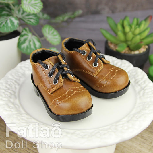 Fatiao - New 1/4 BJD MSD Dollfie Dolls Shoes - Brown (Size 5.5cm)