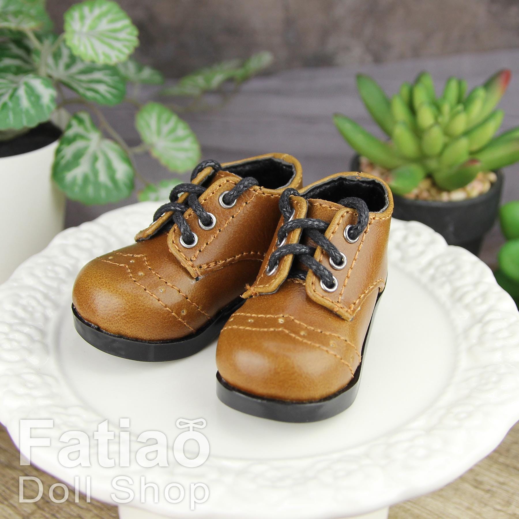 Fatiao - New 1/4 BJD MSD Dollfie Dolls Shoes - Brown (Size 5.5cm)