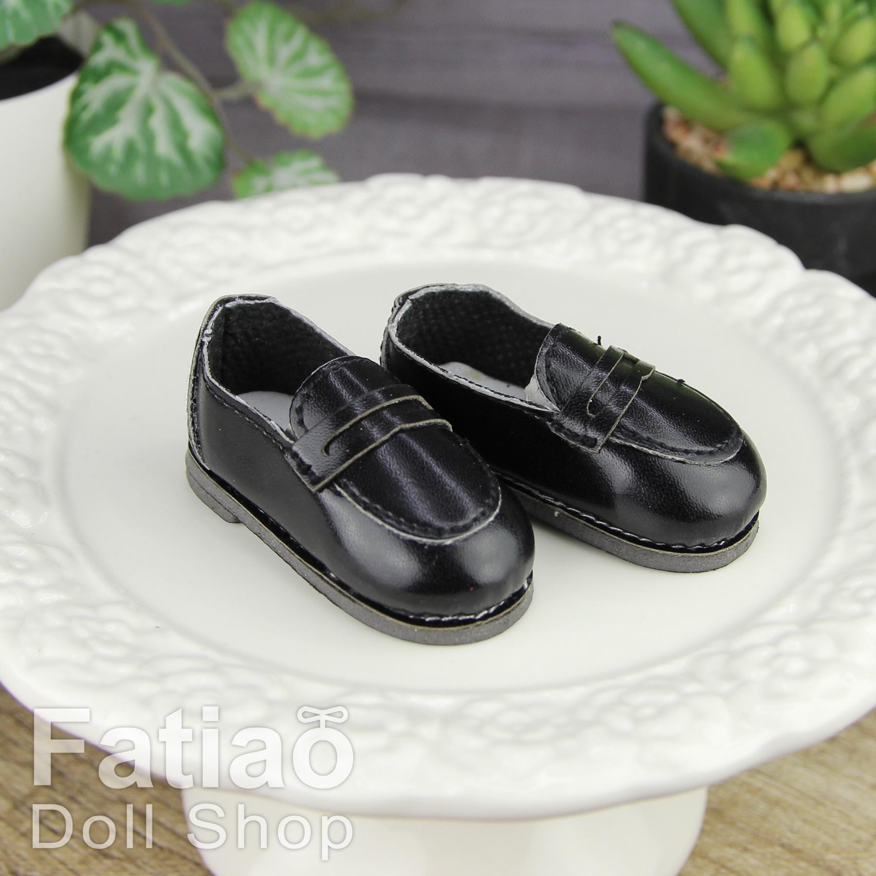 Fatiao - New Dollfie YoSD 1/6 BJD Doll loafer leather Shoes (Size 4.5cm)