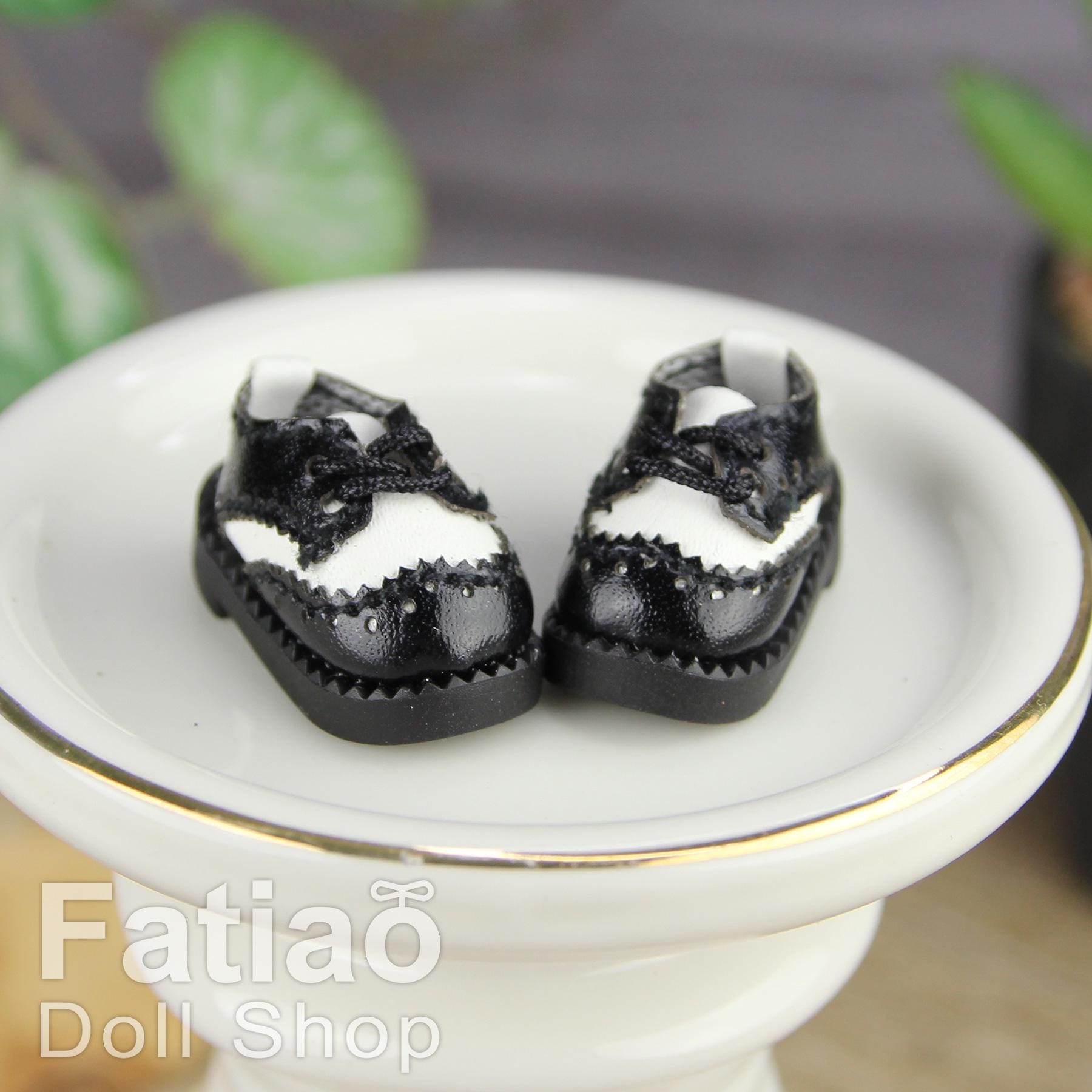 Fatiao - New OB11 Obitsu 11 Cu-poche 1/12 BJD Nendoroid GSC doll Wing-Tip Oxford shoes