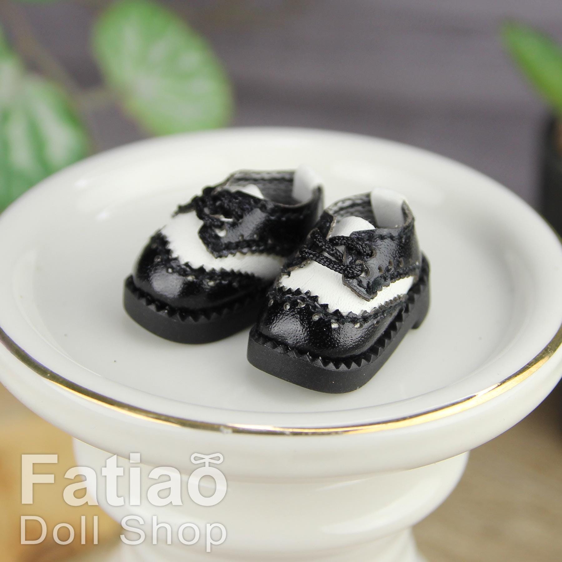 Fatiao - New OB11 Obitsu 11 Cu-poche 1/12 BJD Nendoroid GSC doll Wing-Tip Oxford shoes