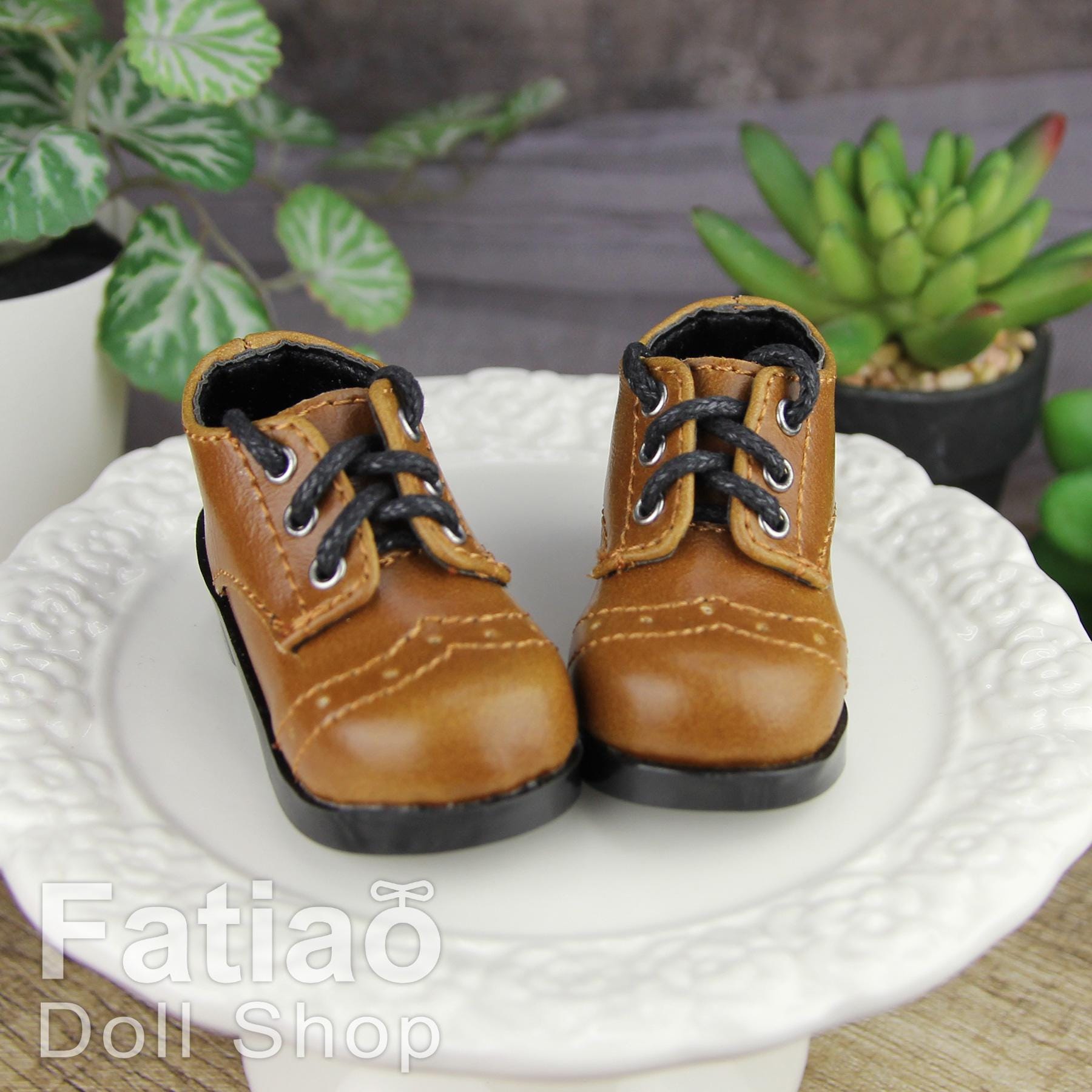 Fatiao - New 1/4 BJD MSD Dollfie Dolls Shoes - Brown (Size 5.5cm)