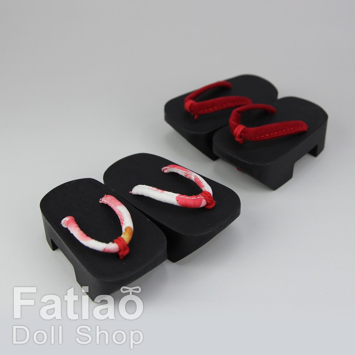 Fatiao - New 1/4 BJD MSD Dollfie Dolls Shoes ZOURI Sandals - Black (Size 5.5cm)