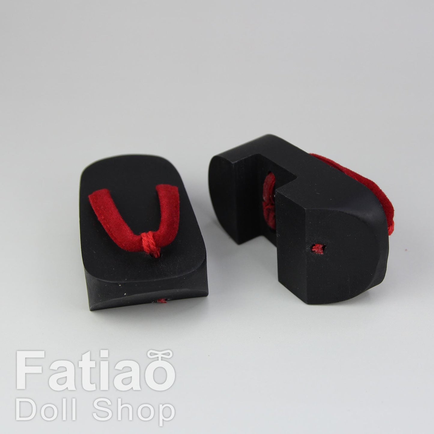 Fatiao - New 1/4 BJD MSD Dollfie Dolls Shoes ZOURI Sandals - Black (Size 5.5cm)
