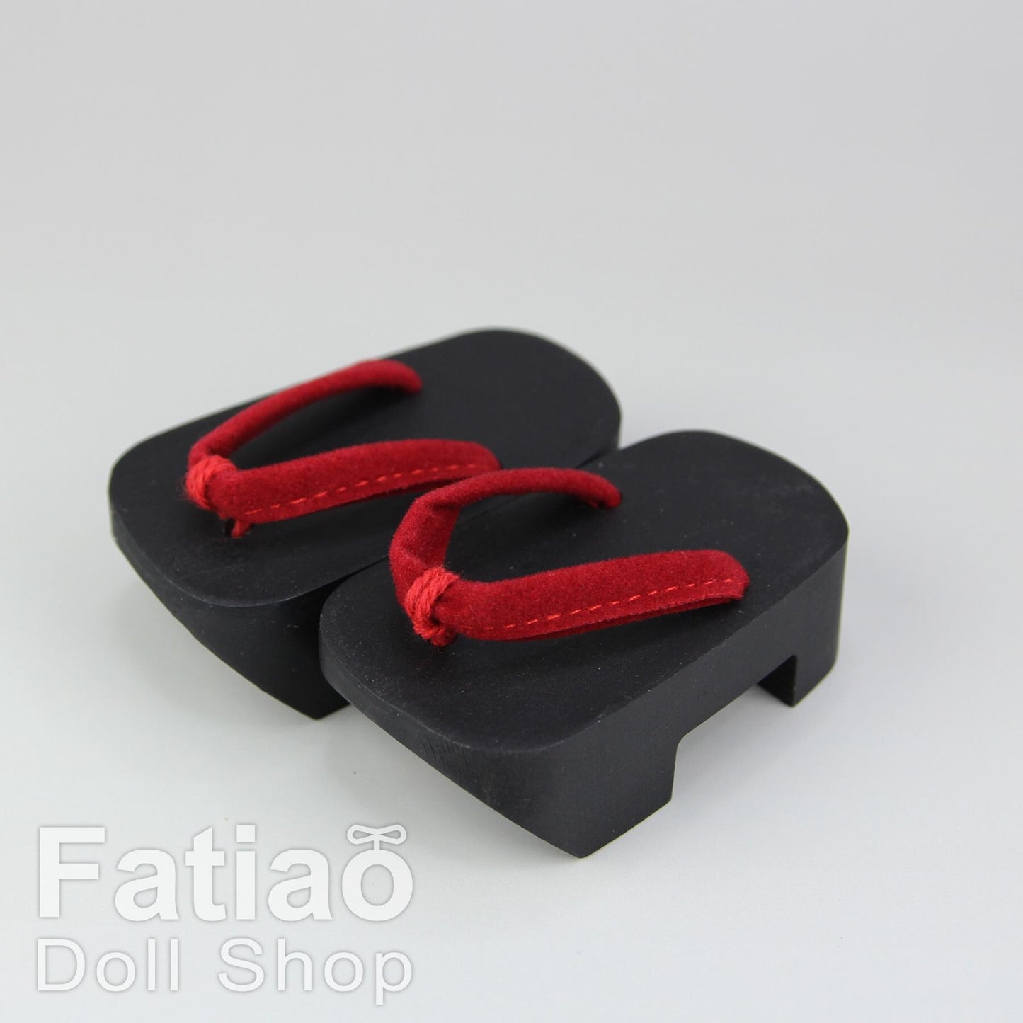 Fatiao - New 1/4 BJD MSD Dollfie Dolls Shoes ZOURI Sandals - Black (Size 5.5cm)