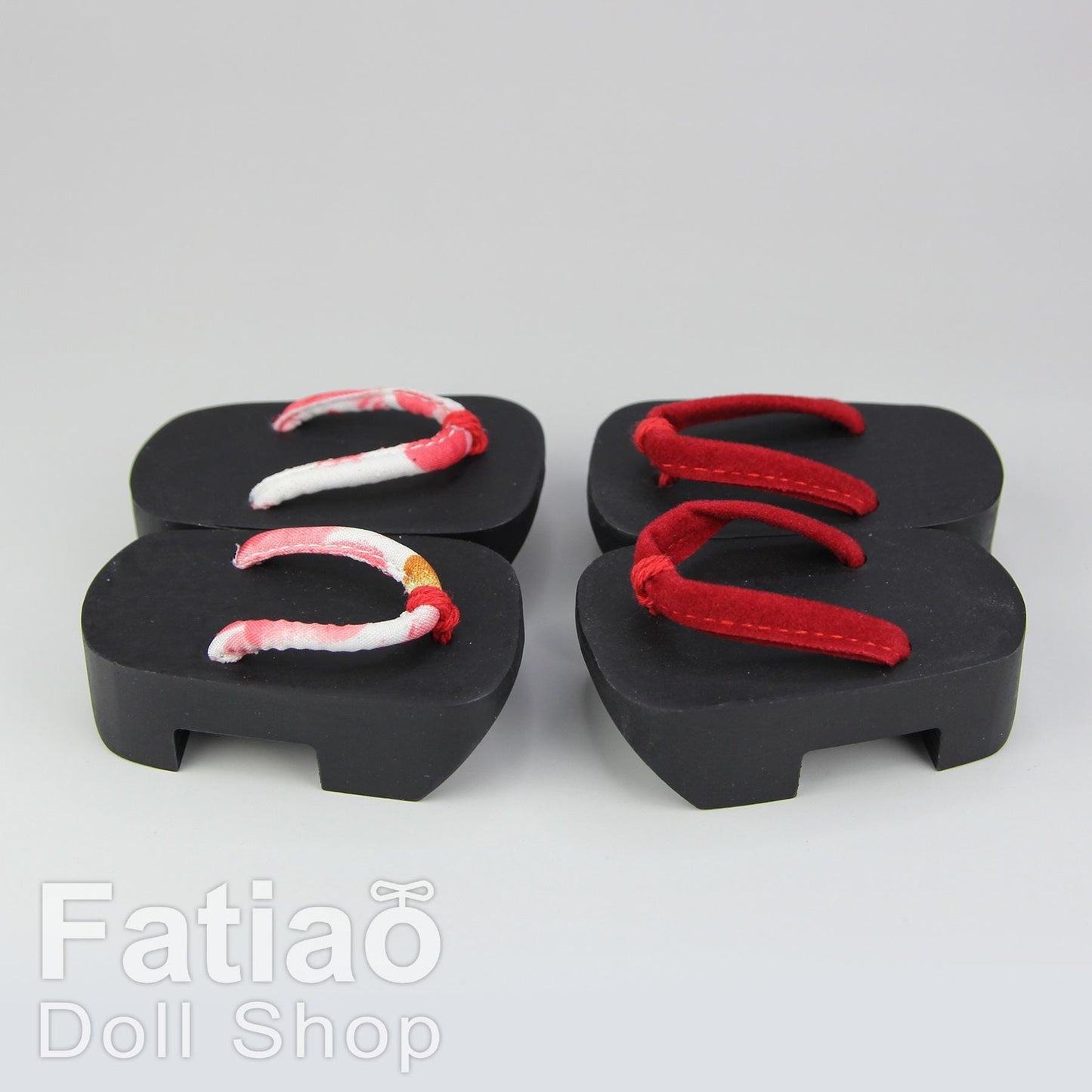 Fatiao - New 1/4 BJD MSD Dollfie Dolls Shoes ZOURI Sandals - Black (Size 5.5cm)