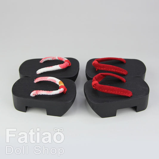 Fatiao - New 1/4 BJD MSD Dollfie Dolls Shoes ZOURI Sandals - Black (Size 5.5cm)