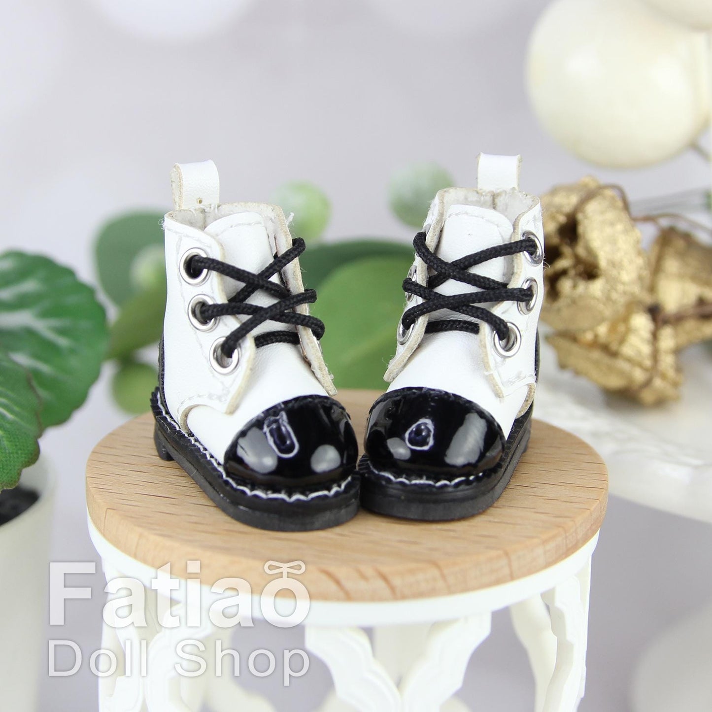 Fatiao - New Lati Yellow Pukifee Luts Tiny Blythe OB24 1/8 BJD Dolls Shoes boots (Size 2.8cm)