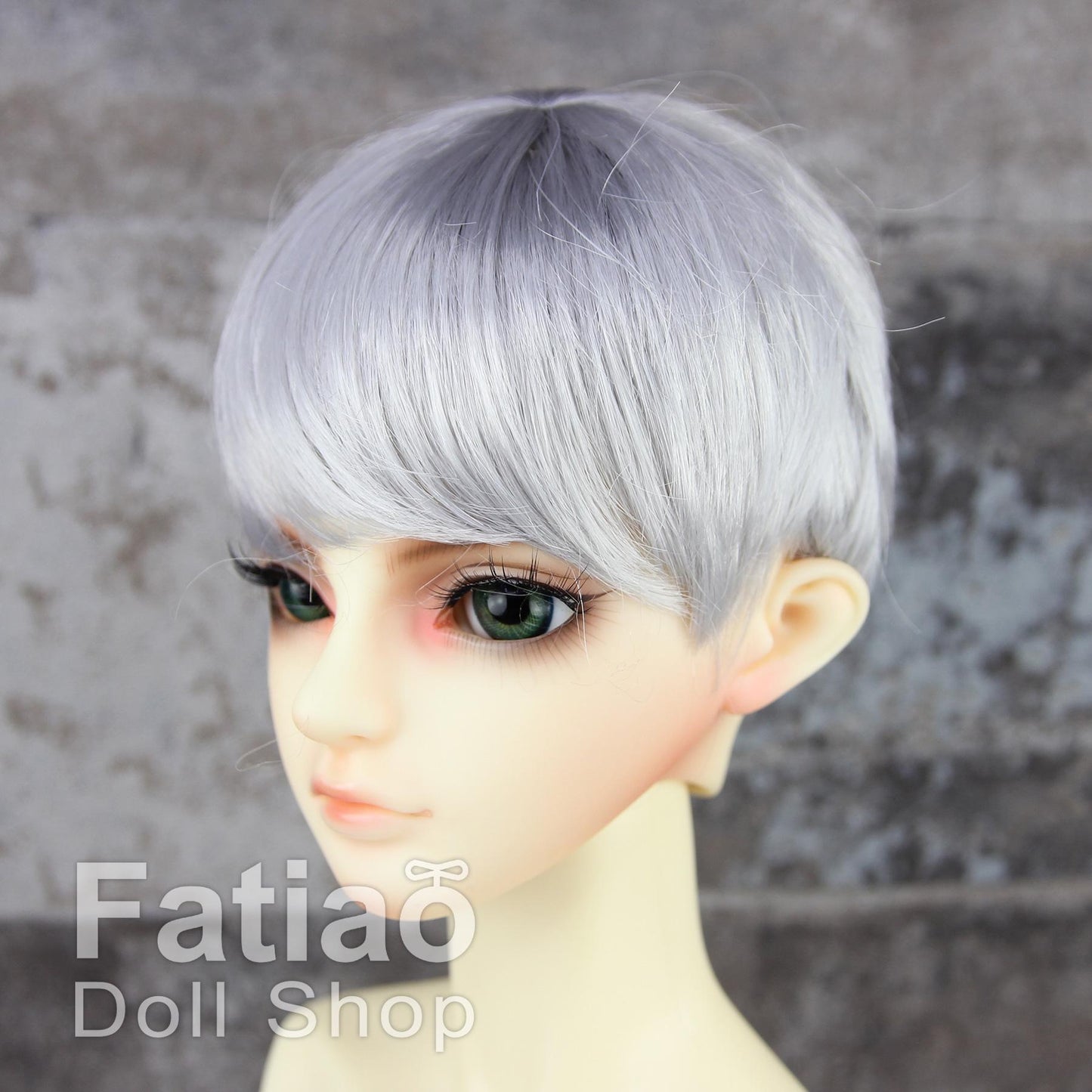 Fatiao - New Dollfie SD 1/3 BJD Dolls Wig size 8-9" - Silver gray