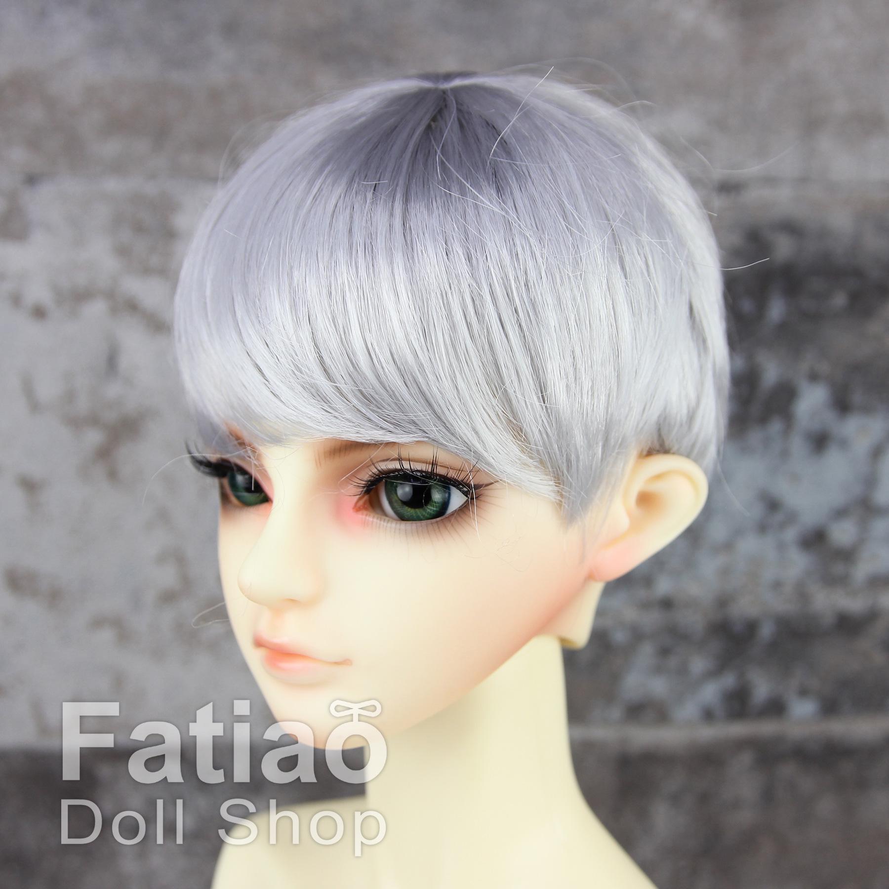 Fatiao - New Dollfie SD 1/3 BJD Dolls Wig size 8-9" - Silver gray