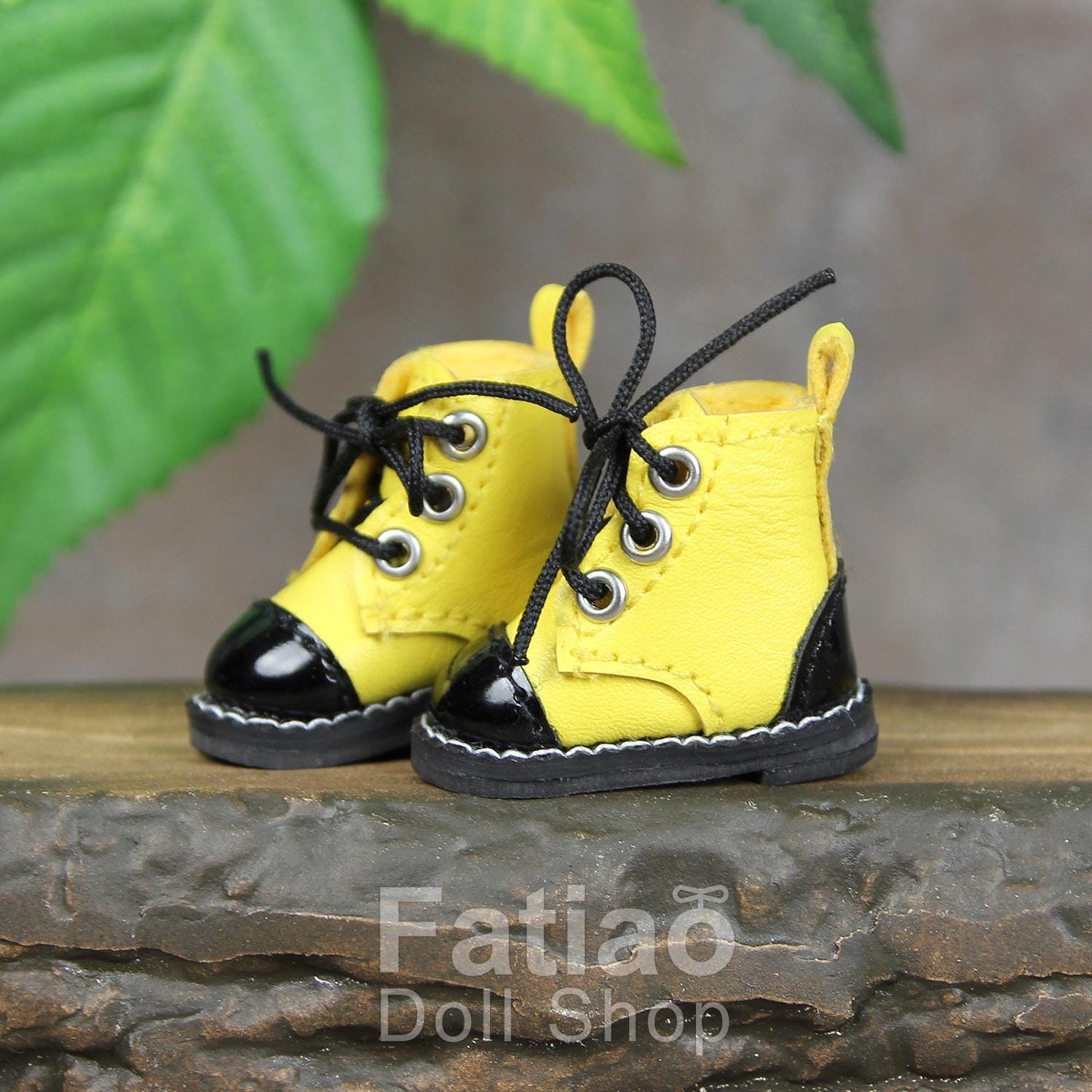 Fatiao - New Lati Yellow Pukifee Luts Tiny Blythe OB24 1/8 BJD Dolls Shoes boots (Size 2.8cm)