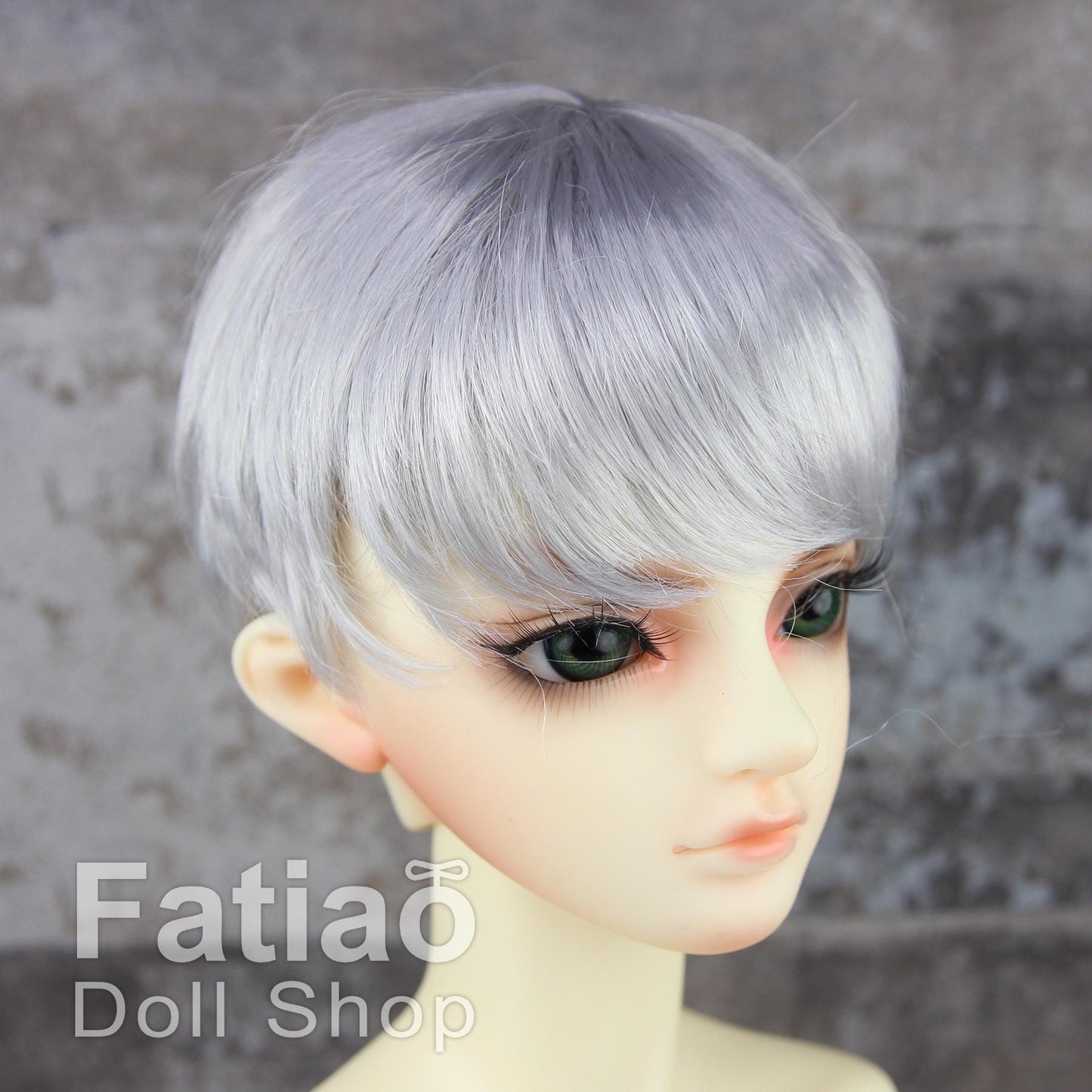 Fatiao - New Dollfie SD 1/3 BJD Dolls Wig size 8-9" - Silver gray