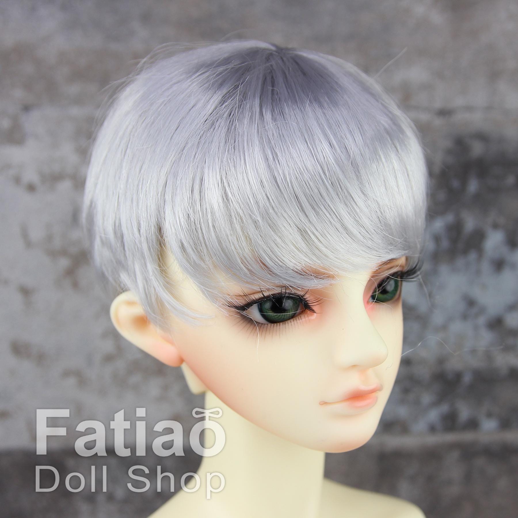 Fatiao - New Dollfie SD 1/3 BJD Dolls Wig size 8-9" - Silver gray